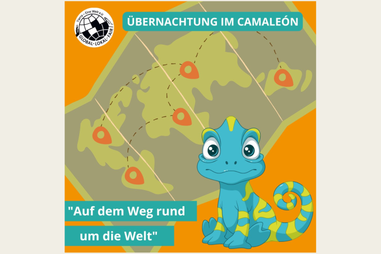 Übernachtung im Camaleón - „Auf dem Weg rund um die Welt“ - 20x20